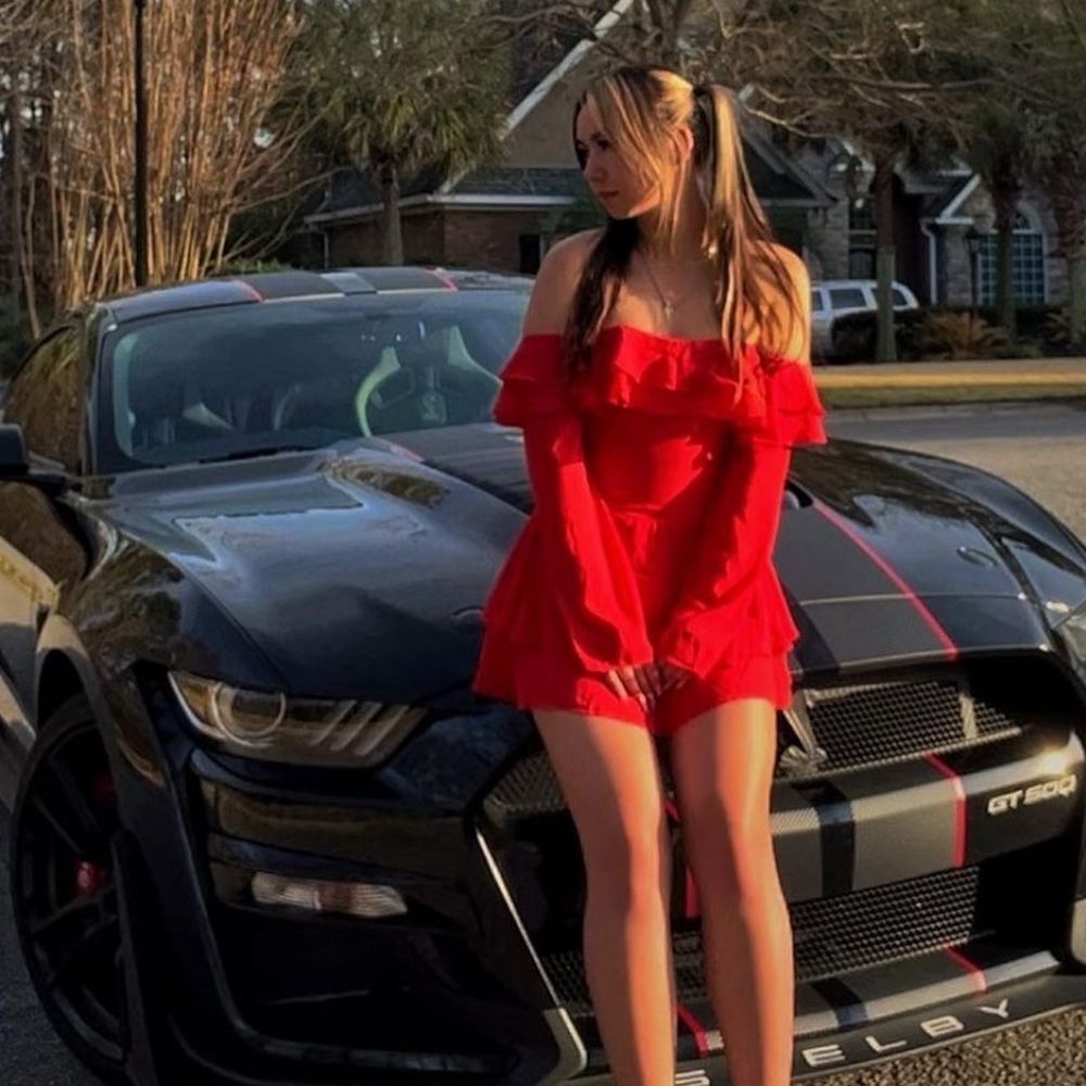 Adierlina Rose, You Already Know Red Off The Shoulder Dress